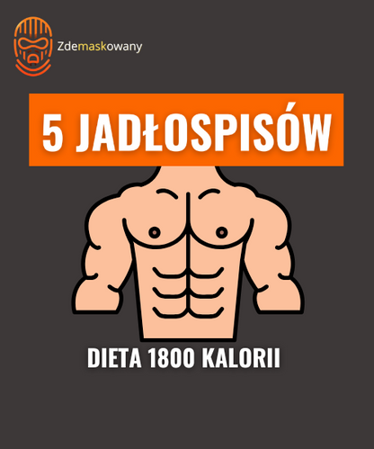 E-Booki Żywieniowe - 5 Jadłospisów (1400-4400 kcal)
