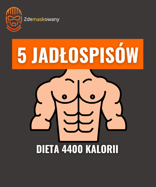 5 Jadłospisów 4400 kcal
